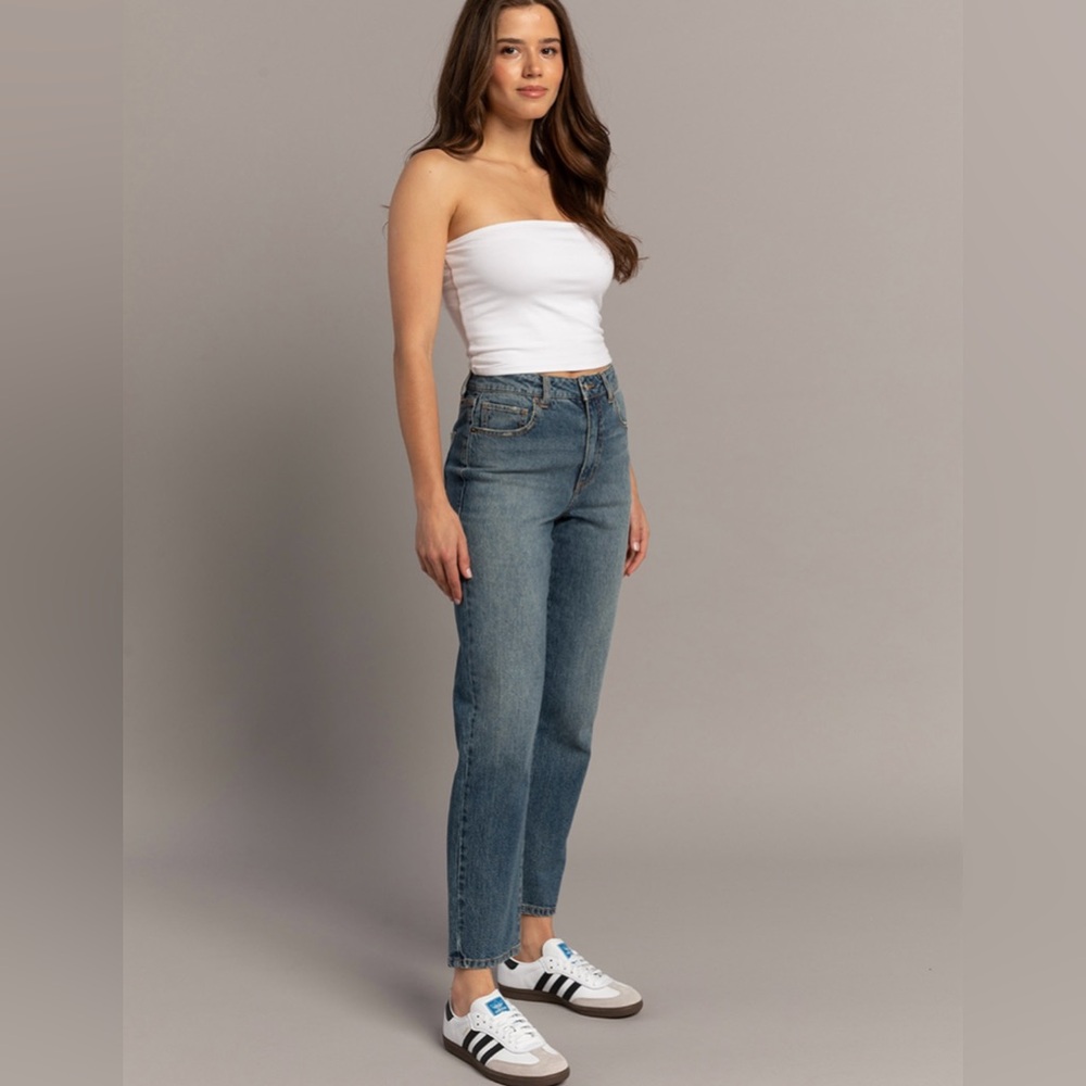 RSQ High Rise Straight Leg Denim Jeans sz 5/27